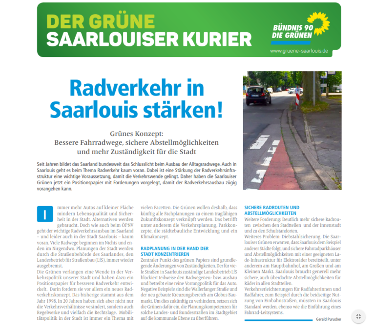 Neue Ausgabe des Saarlouiser Kurier