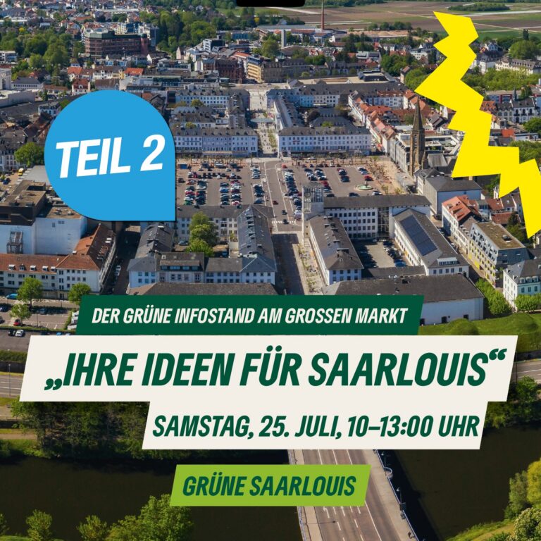 Politik lebt vom Mitmachen: Deine Ideen für Saarlouis – Teil 2
