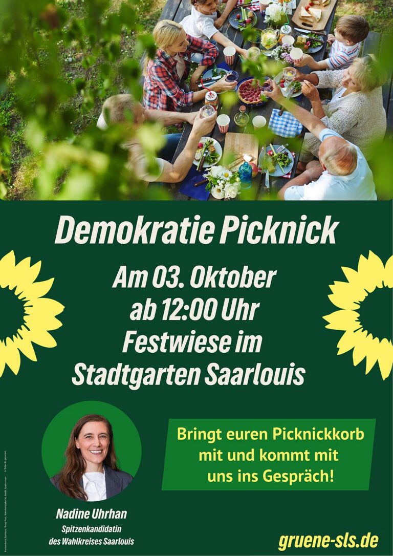 Demokratie-Picknick – Gemeinsam ins Gespräch kommen! 🌳🥪